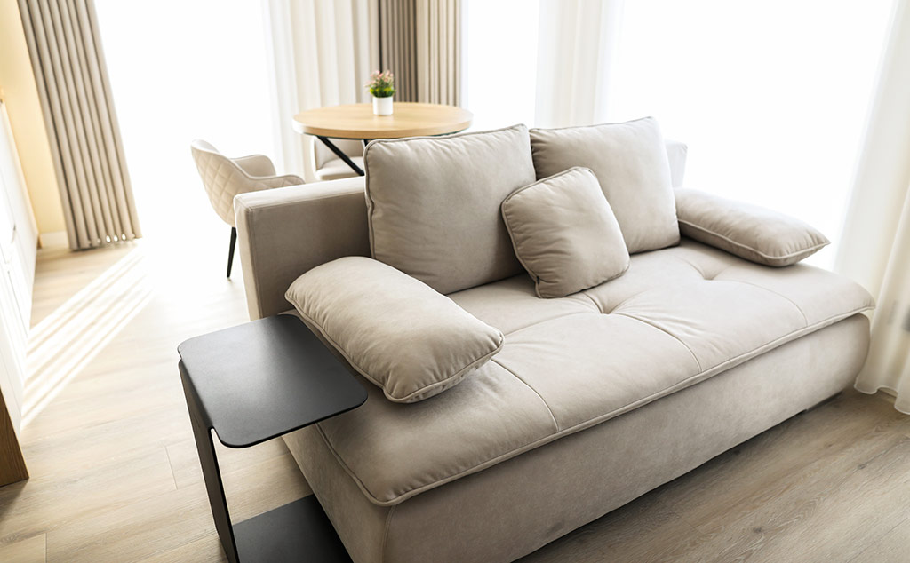 Lehmann Apartment 2 Zimmer mit Balkon Wohnzimmer